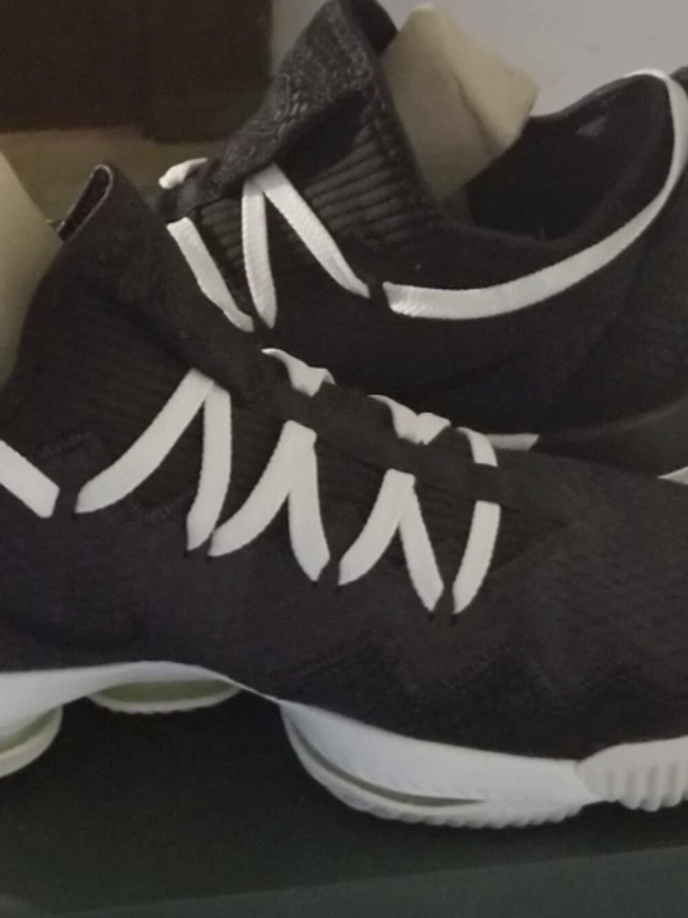 Size 12 - Nike LeBron 16 Low Black Python